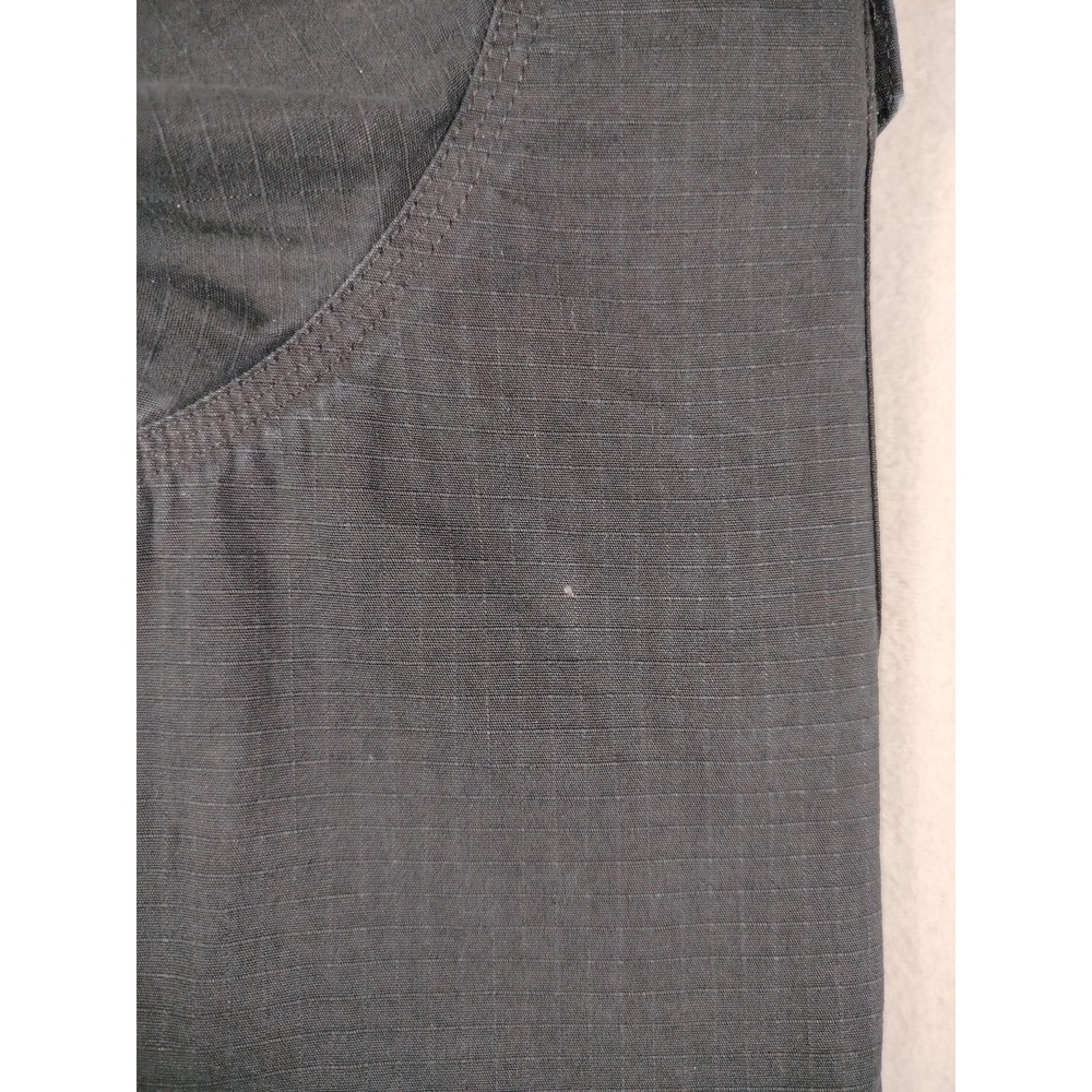 Carhartt Jacket Mens 3XL Black Canvas Shirt Jac Flannel Lined Workwear Ripstop - Picture 13 of 16
